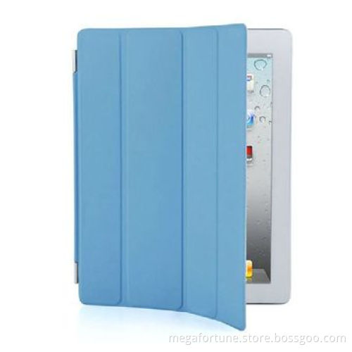 Leather Tablet PC Case for iPad 2, 3 and 4, Smart Cover with 4 Folds, Newest Design